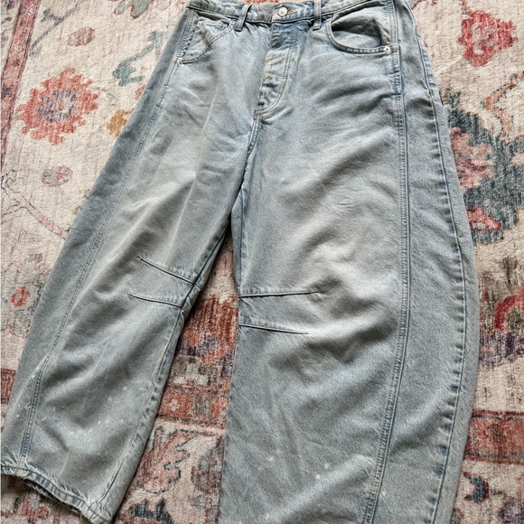 We The Free Denim - Free People Barrel Jean W30 Short